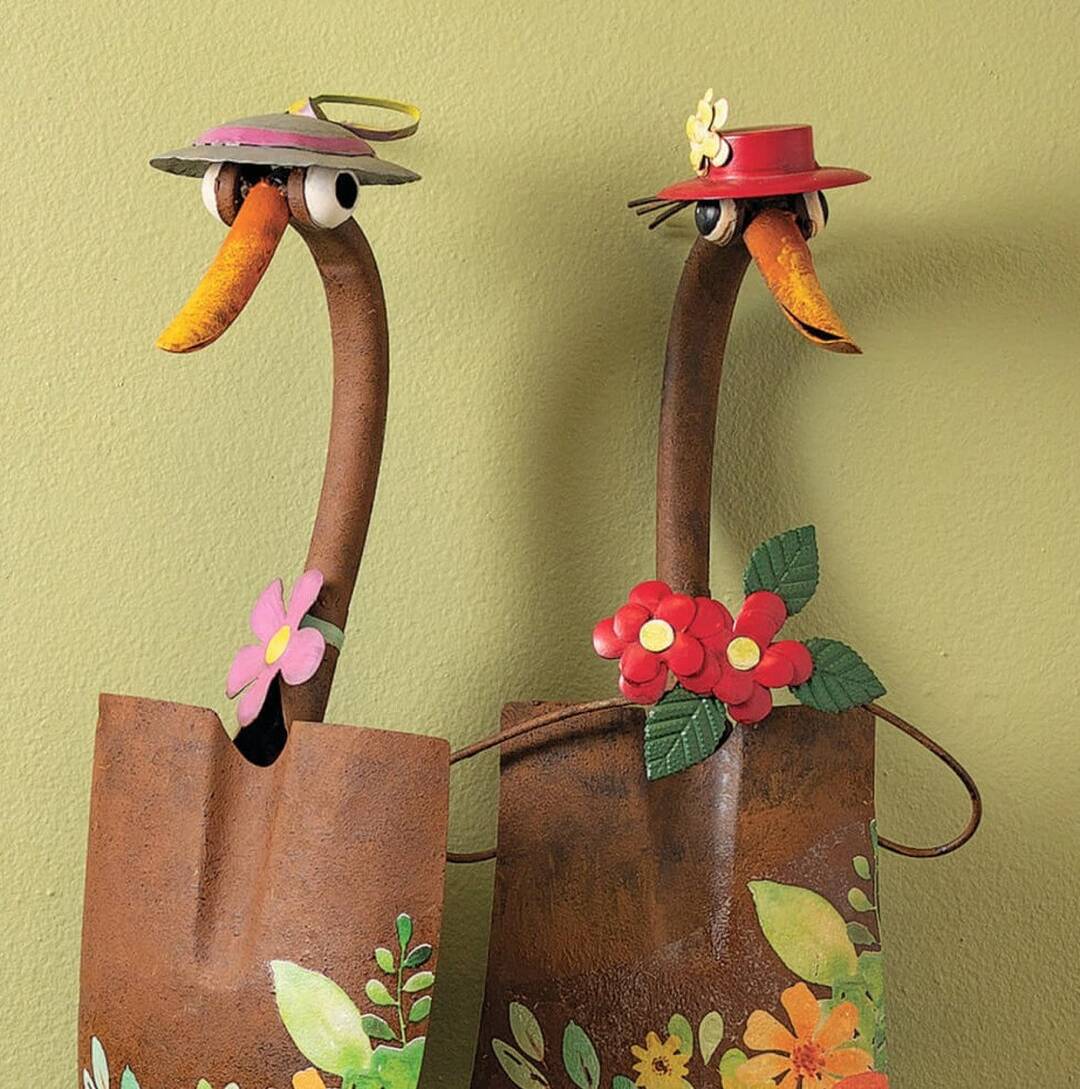 Cute Duck Garden Art Shovel