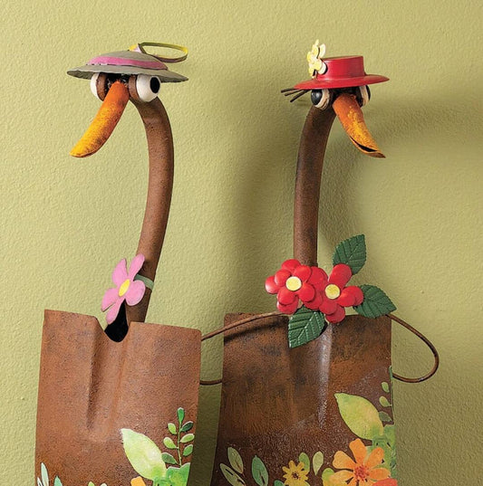 Cute Duck Garden Art Shovel